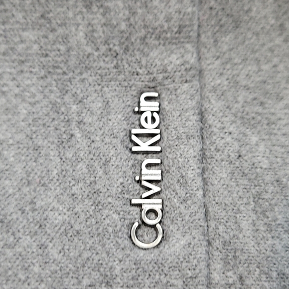 Men's Gray Calvin Klein Sweat Jacket 4 pockets SIze Medium - Picture 2 of 8